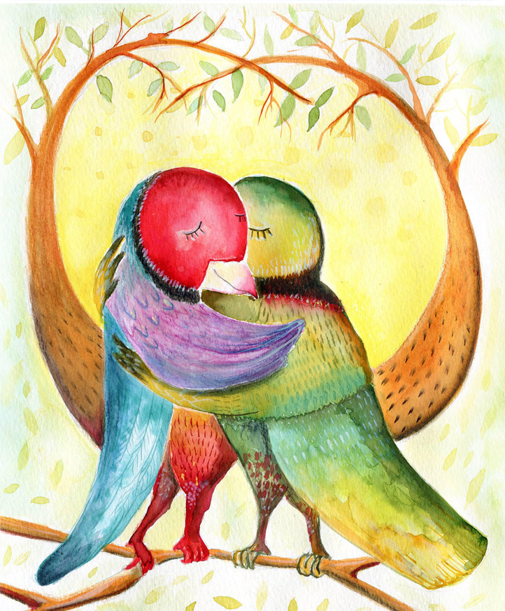 &quot;Embrace of birds